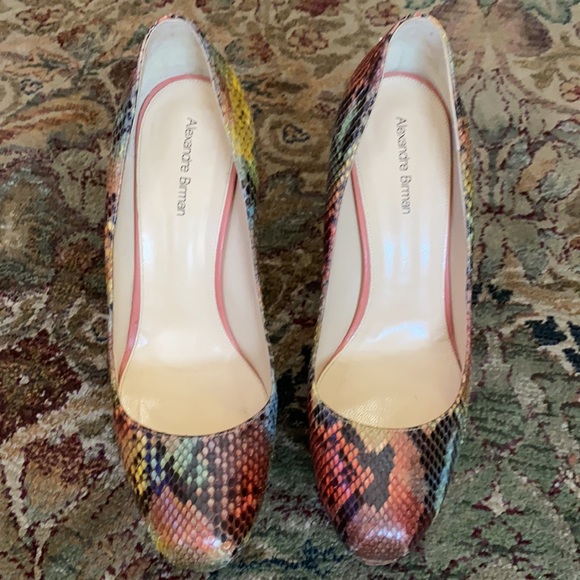 Alexandre Birman Multi Python Heels Size 38 - Picture 15 of 16